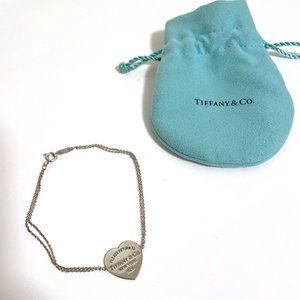 Return to Tiffany Collection, Heart Tag Double Chain Bracelet